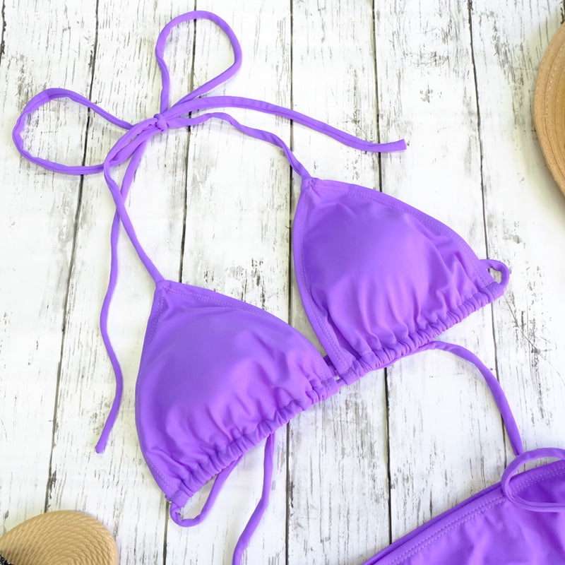 SEASON BIKINI シーズンビキニ　コンテストビキニ　パープル シーズンビキニコンテストビキニ用 キラキラビキニ 大会用ビキニseason